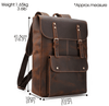 Exquisite Retro Style Genuine Leather backpack - 6