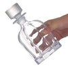 Crystal Glass Frosted Neck and Stopper Decanter with 6 tumblers - Decanters Worth Money