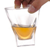Crystal Glass Frosted Neck and Stopper Decanter with 6 tumblers - Decanters Worth Money