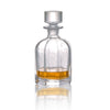 Crystal Glass Frosted Neck and Stopper Decanter with 6 tumblers - Decanters Worth Money