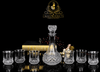 Crystal Glass Wine / Whisky high quality decanter with 6 tumblers set - Decanters Worth Money