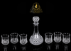 Crystal Glass Wine / Whisky high quality decanter with 6 tumblers set - Decanters Worth Money