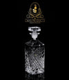 Crystal Rhombus Pattern Decanter and 6 Tumbles Set - Decanters Worth Money