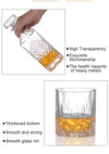 Crystal Rhombus Pattern Decanter and 6 Tumbles Set - Decanters Worth Money