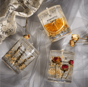 Dried Flower Soothing Jelly Essential oil Smokeless Scented Candles - CMAS PRODUCTS - Exquisite style living