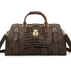 Exquisite Genuine Leather Travel Duffle Bag - Genuine Leather - CMAS PRODUCTS - Exquisite style living