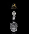 Exquisite Style Old Fashion Rhombus Carving Clear Whiskey / Wine Decanter with 6 Tumblers - Decanters Worth Money