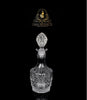 Exquisite Style Old Fashion Rhombus Carving Clear Whiskey / Wine Decanter with 6 Tumblers - Decanters Worth Money