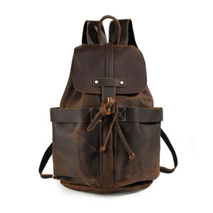 Genuine Leather Vintage Travel Back Pack - CMAS PRODUCTS - Exquisite style living