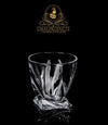 Wine / Whisky Tilt Lead Free Double Decanter Set with 6 x Tumblers - Decanters Worth Money