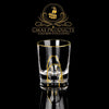 Wine/Whisky Crystal Glass Beautiful Gold Line Decanter Set with 6 x Tumblers - Decanters Worth Money