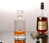 Wine/Whisky Crystal Glass Beautiful Gold Line Decanter Set with 6 x Tumblers - Decanters Worth Money