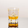 Wine/Whisky Crystal Glass Beautiful Gold Line Decanter Set with 6 x Tumblers - Decanters Worth Money
