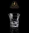 Wine/Whisky Ice Cube Carving Crystal Clear Decanter Set with 6 x Tumblers - Decanters Worth Money